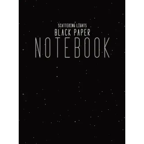 Black Paper Notebook Black Lined Paper: Hardcover Lined Notebook With Black Paper Sheet Pages, 8.5x11 Simple Minimalism Journal For Writing Paper