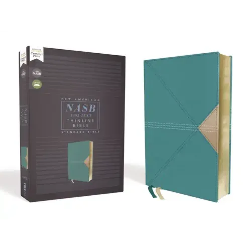 Nasb, Thinline Bible, Leathersoft, Teal, Red Letter Edition, 1995 Text, Comfort Print
