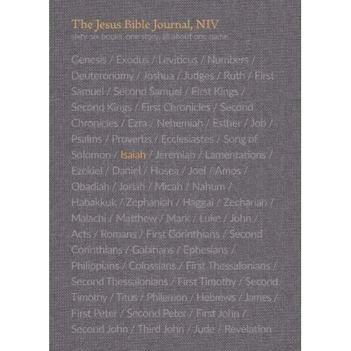 The Jesus Bible Journal, Isaiah, Niv, Paperback, Comfort Print