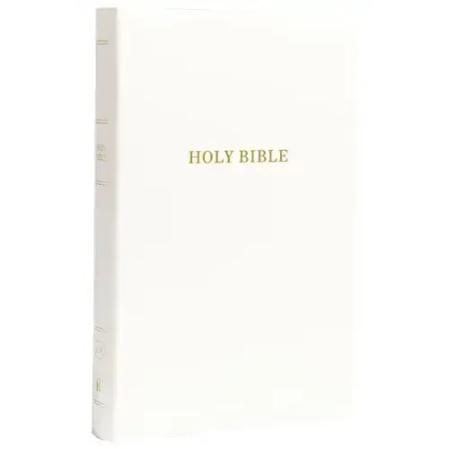 KJV, Gift and Award Bible, Imitation Leather, White, Red Letter Edition