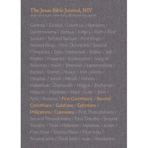 The Jesus Bible Journal, 1 Corinthians - Colossians, Niv, Paperback, Comfort Print