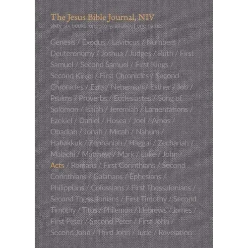 The Jesus Bible Journal, Acts, Niv, Paperback, Comfort Print