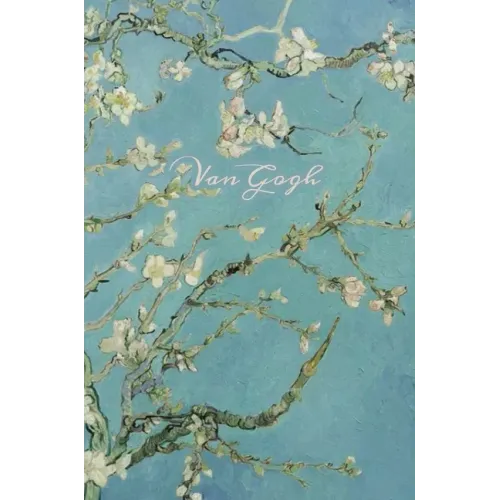 Van Gogh: Almond Blossoms, Hardcover Journal Writing Notebook Diary with Dotted Grid, Lined, & Blank Vintage Paper Style Pages
