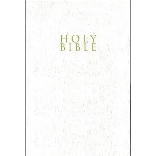 Niv, Gift and Award Bible, Leather-Look, White, Red Letter Edition, Comfort Print
