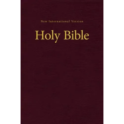 NIV, Value Pew and Worship Bible, Hardcover, Burgundy