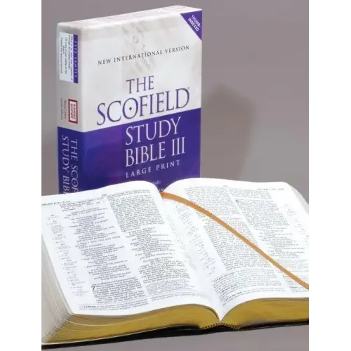 Scofield Study Bible III-NIV-Large Print