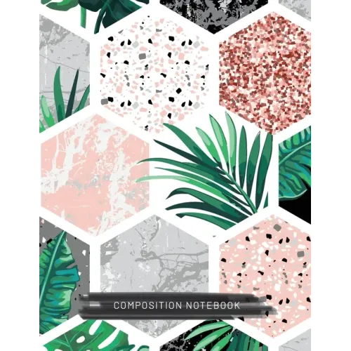 Composition Notebook: (8.5x11) Wide Ruled Lined Paper Journal (Octagon Pattern) (Notebook for Kids, Teens, Students, Adults) Back to School